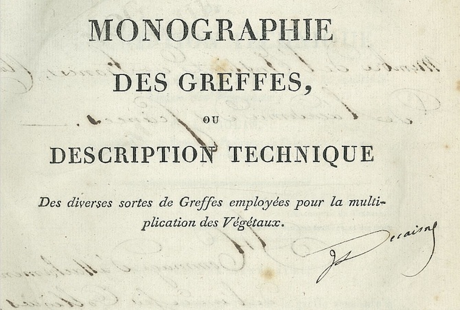 Signature de Joseph Decaisne